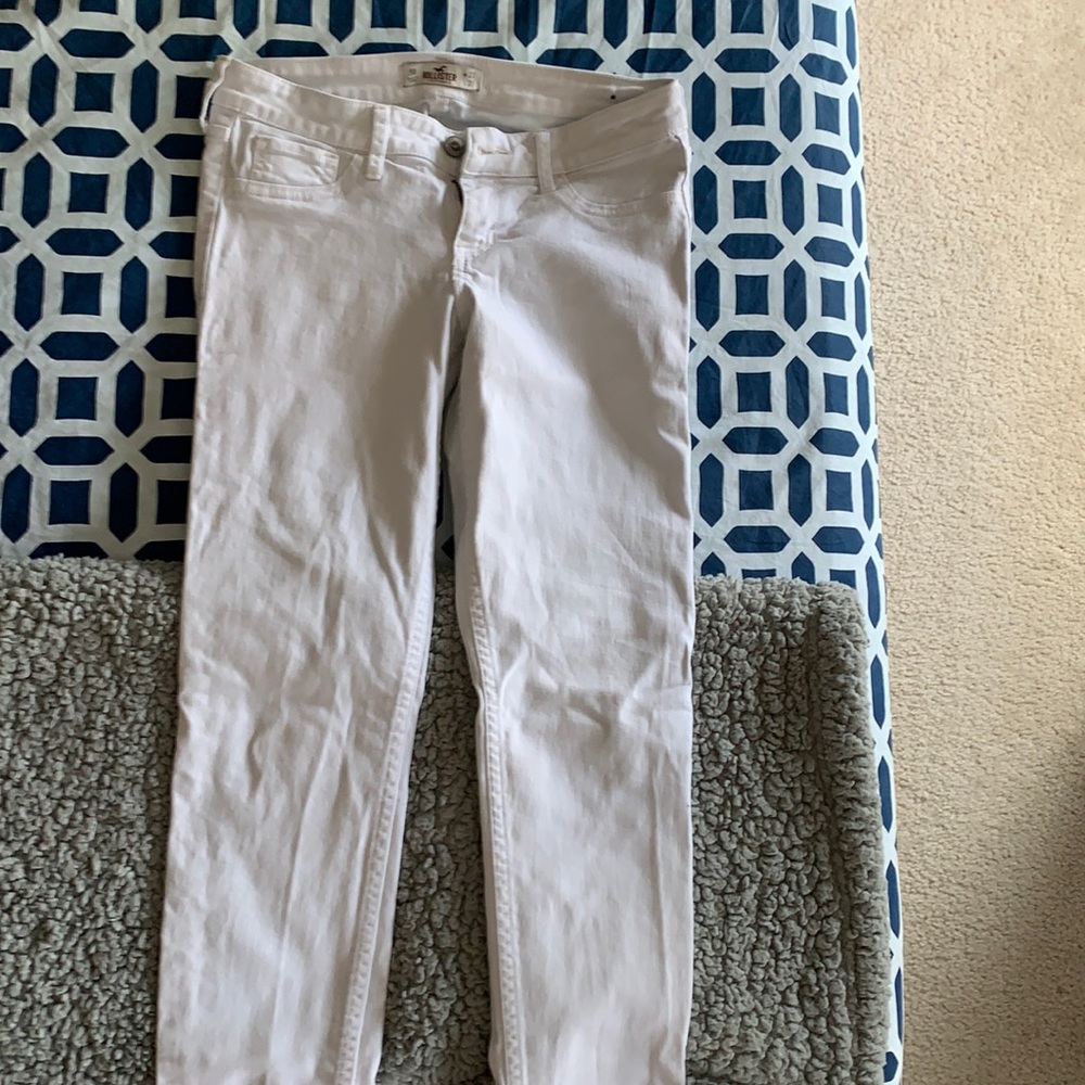 Hollister white jeans